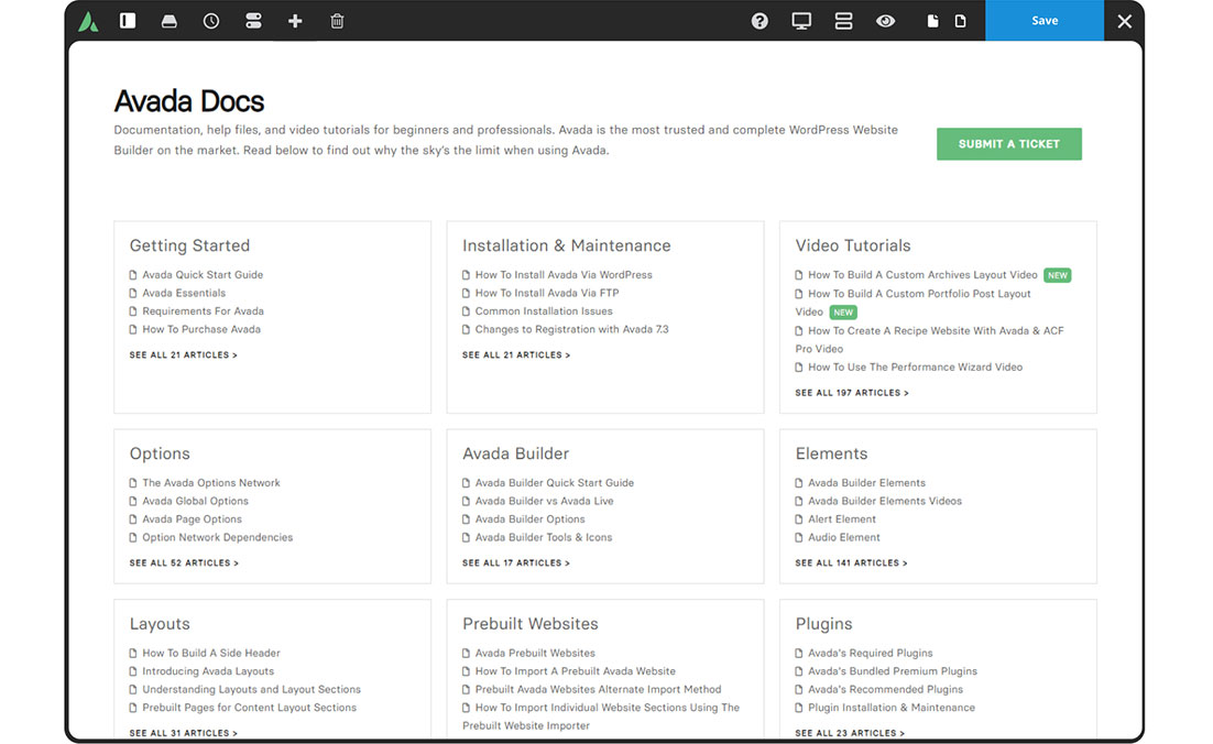 Avada Documentation