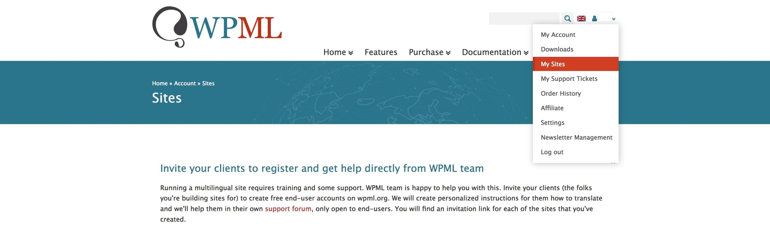 Register WPML