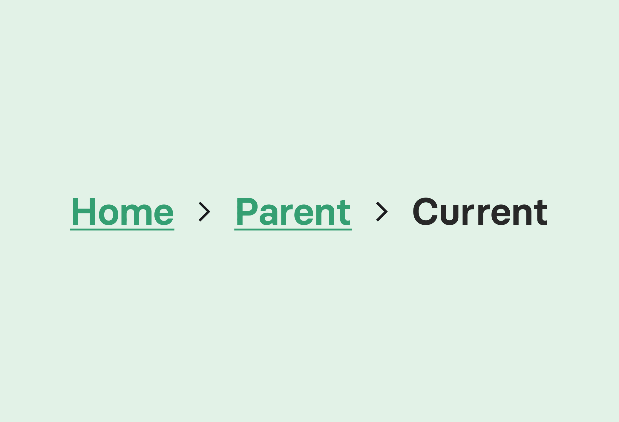 Accessible Breadcrumbs